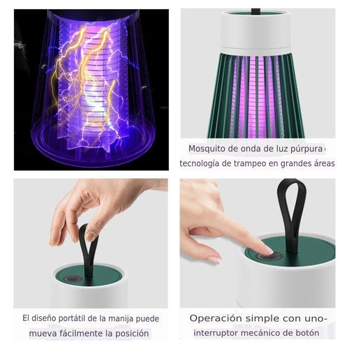Lámpara Eléctrica Mata Mosquitos – Protección Total Sin Químicos